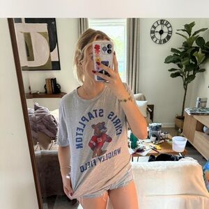 Gray Graphic Short Sleeve Tee